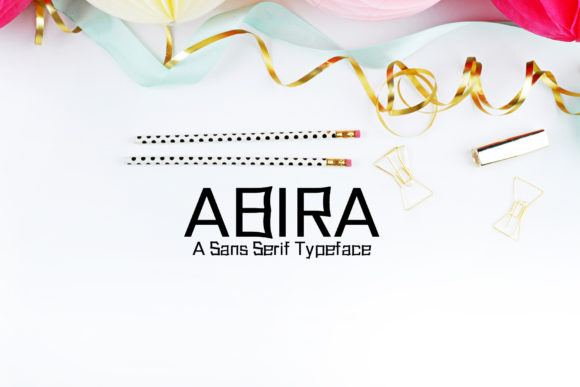 Abira: A Display Font That Adds Instant Character to Brand Identity