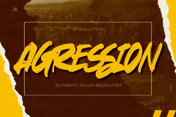 Agression: The Display Font That Screams Before You Do