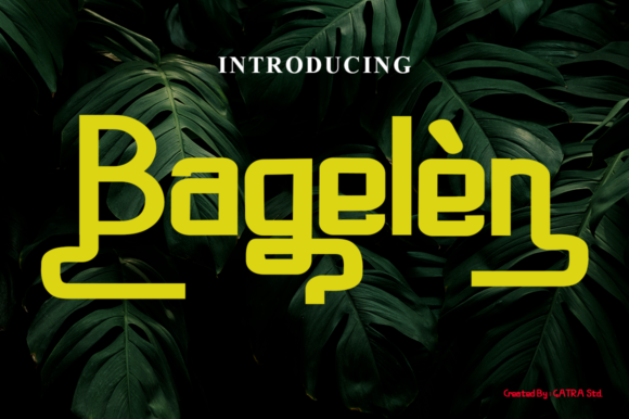 Bagelen: A Modern Display Font That Actually Works