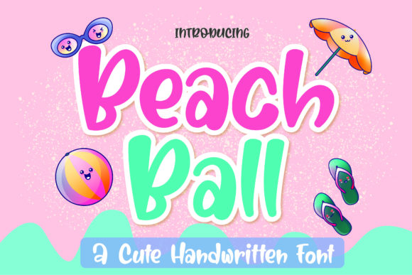 Beach Ball Font: Playful Display Type for Scroll-Stopping Social Content