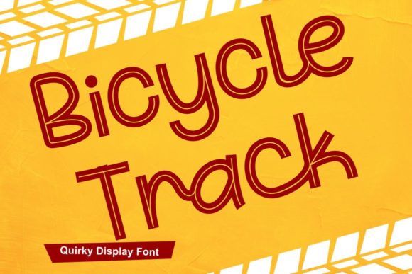 Bicycle Track: A Playful Display Font for Web Designers