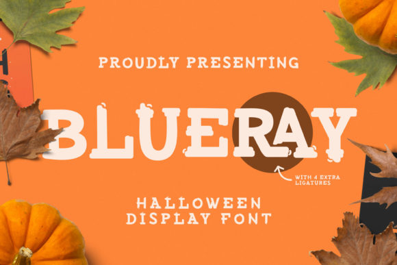 Blueray: A Spooky Display Font with Editorial Charm