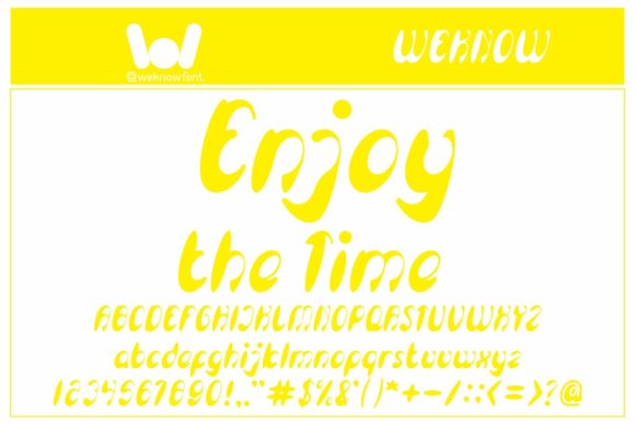 Enjoy the Time: A Display Font That Makes Your Brand Feel Intentional