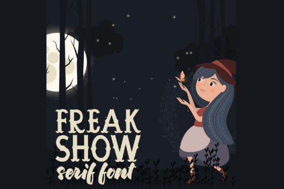 Freak Show: A Bold Display Font for Digital Impact