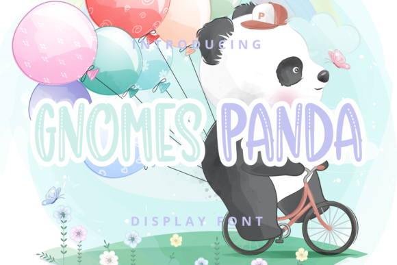 Gnomes Panda: A Display Font That Feels Like a Warm Welcome
