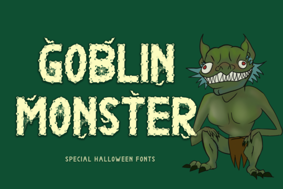 Goblin Monster: A Display Font That Gives Handmade Goods Instant Character