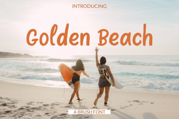 Golden Beach: A Display Font That Feels Like Sunlight on Paper