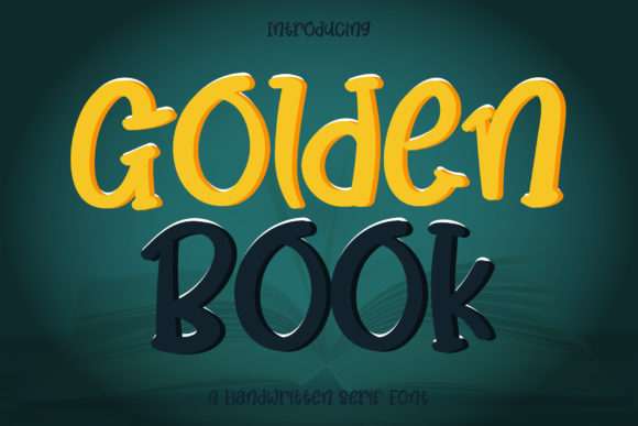 Golden Book: A Chic Display Font for Small Business Branding