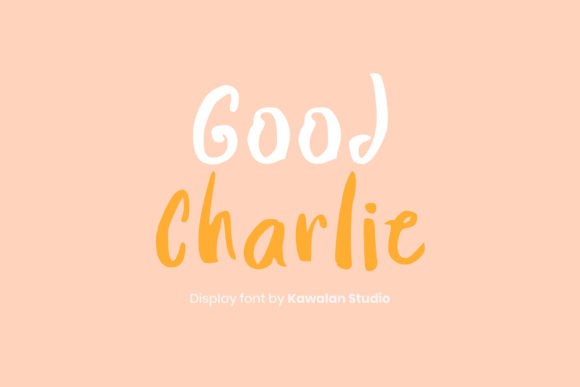 Good Charlie: A Friendly Handwritten Display Font for Digital Brands
