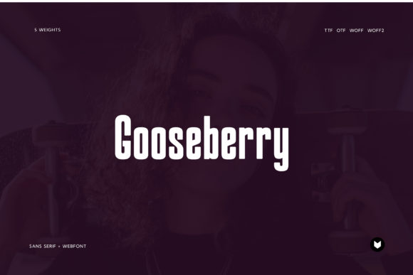 Gooseberry: A Modern Display Font for Clean Digital Branding