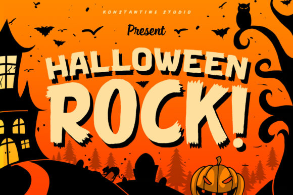 Halloween Rock: A Display Font That Gives Your Brand Instant Personality