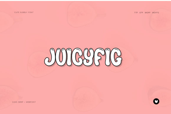 Juicyfig: A Playful Display Font for Editorial Charm