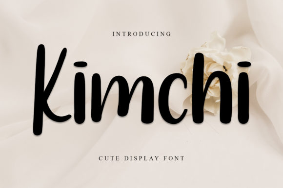 Kimchi: The Display Font That Makes Your Headlines Pop