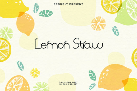Lemon Straw: A Display Font That Makes Your Headlines Pop