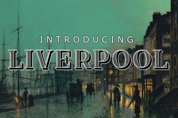 Liverpool Display Font for Handmade Creators
