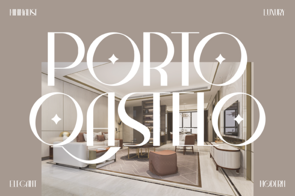 Porto Qastelo: A Modern Display Font for Digital Branding
