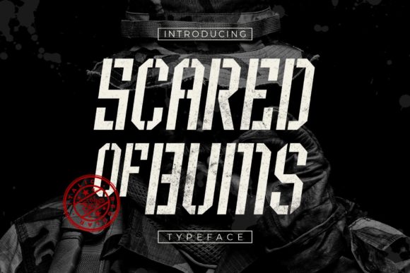 Scared of Bums: A Bold, Robotic Display Font That Actually Works