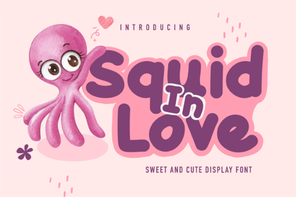 Squid in Love: A Playful Display Font That Actually Works