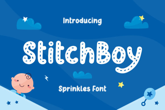 Stitch Boy: A Playful Display Font for Digital Branding