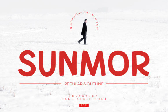 Sunmor: A Bold Display Font That Cuts Through the Feed