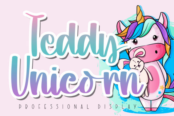 Teddy Unicorn: A Playful Display Font for Digital Brands