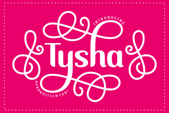 Tysha: A Whimsical Display Font for Distinctive Web Design