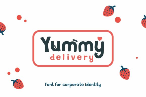 Yummy Delivery: A Playful Display Font for Modern Web Brands