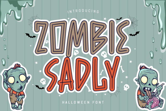 Zombie Sadly: A Playfully Spooky Display Font for Makers